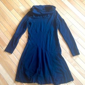 Athlete Long sleeve little black dress